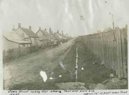 James Street showing houses north side 15 June 1925